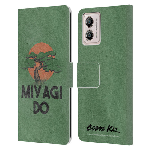 Cobra Kai Season 4 Key Art Team Miyagi Do Leather Book Wallet Case Cover For Motorola Moto G53 5G