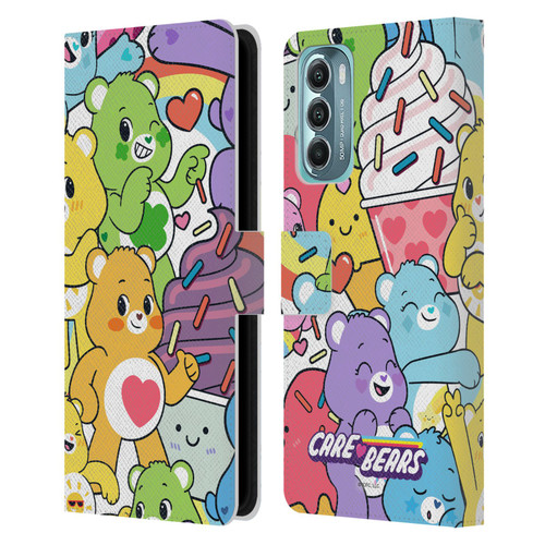 Care Bears Sweet And Savory Character Pattern Leather Book Wallet Case Cover For Motorola Moto G Stylus 5G (2022)