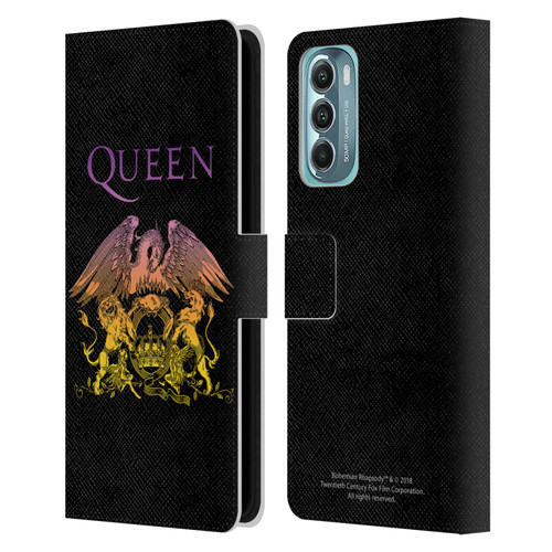 Queen Bohemian Rhapsody Logo Crest Leather Book Wallet Case Cover For Motorola Moto G Stylus 5G (2022)
