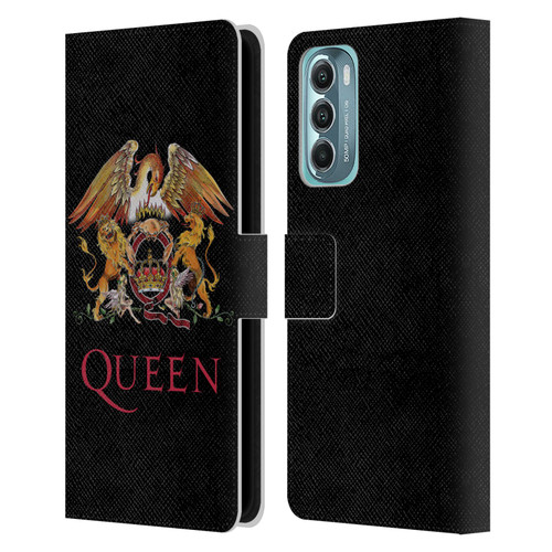 Queen Key Art Crest Leather Book Wallet Case Cover For Motorola Moto G Stylus 5G (2022)