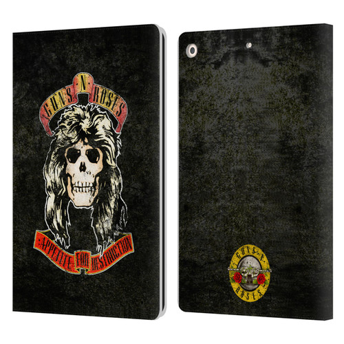 Guns N' Roses Vintage Adler Leather Book Wallet Case Cover For Apple iPad 10.2 2019/2020/2021