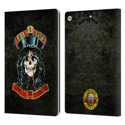 Guns N' Roses Vintage Slash Leather Book Wallet Case Cover For Apple iPad 10.2 2019/2020/2021