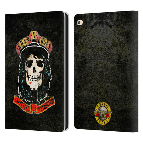 Guns N' Roses Vintage Stradlin Leather Book Wallet Case Cover For Apple iPad Air 2 (2014)