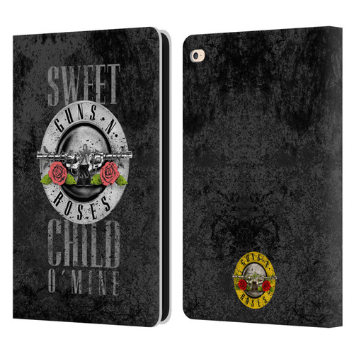 Guns N' Roses Vintage Sweet Child O' Mine Leather Book Wallet Case Cover For Apple iPad Air 2 (2014)