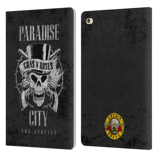 Guns N' Roses Vintage Paradise City Leather Book Wallet Case Cover For Apple iPad mini 4