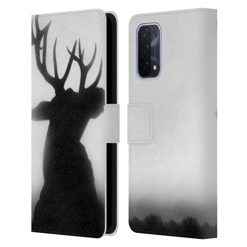 Dorit Fuhg Forest Deer Leather Book Wallet Case Cover For OPPO A54 5G