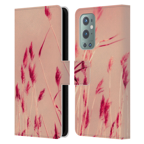 Dorit Fuhg Nature Pink Summer Leather Book Wallet Case Cover For OnePlus 9