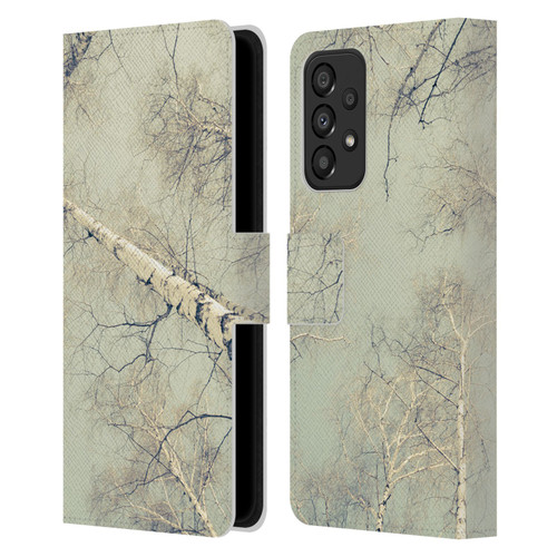 Dorit Fuhg Nature Birch Trees Leather Book Wallet Case Cover For Samsung Galaxy A33 5G (2022)
