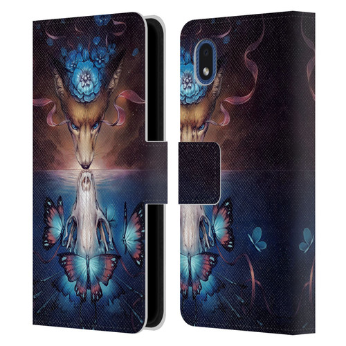 Jonas "JoJoesArt" Jödicke Wildlife 2 Beautiful Death Leather Book Wallet Case Cover For Samsung Galaxy A01 Core (2020)