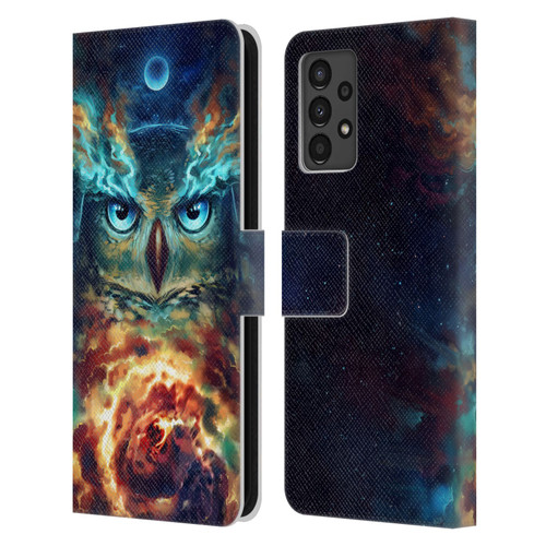 Jonas "JoJoesArt" Jödicke Wildlife 2 Aurowla Leather Book Wallet Case Cover For Samsung Galaxy A13 (2022)