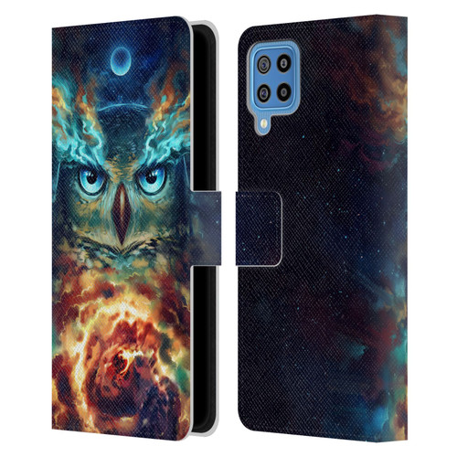 Jonas "JoJoesArt" Jödicke Wildlife 2 Aurowla Leather Book Wallet Case Cover For Samsung Galaxy F22 (2021)