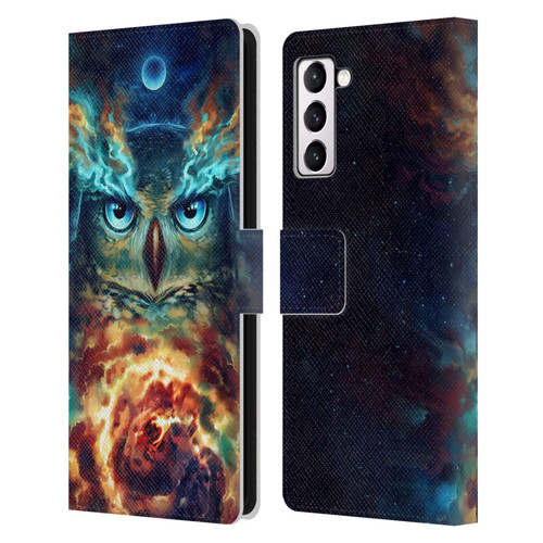 Jonas "JoJoesArt" Jödicke Wildlife 2 Aurowla Leather Book Wallet Case Cover For Samsung Galaxy S21+ 5G