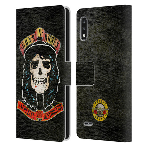 Guns N' Roses Vintage Stradlin Leather Book Wallet Case Cover For LG K22