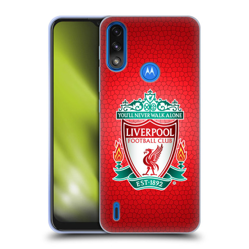 Liverpool Football Club Crest 2 Red Pixel 1 Soft Gel Case for Motorola Moto E7 Power / Moto E7i Power