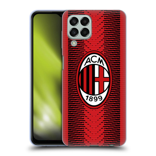 AC Milan 2023/24 Crest Kit Home Soft Gel Case for Samsung Galaxy M33 (2022)