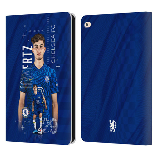 Chelsea Football Club 2021/22 First Team Kai Havertz Leather Book Wallet Case Cover For Apple iPad Air 2 (2014)