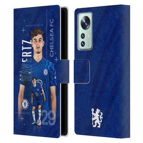 Chelsea Football Club 2021/22 First Team Kai Havertz Leather Book Wallet Case Cover For Xiaomi 12
