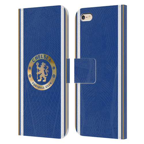 Chelsea Football Club 2023/24 Kit Home Leather Book Wallet Case Cover For Apple iPhone 6 Plus / iPhone 6s Plus