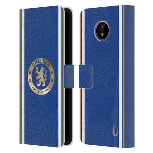 Chelsea Football Club 2023/24 Kit Home Leather Book Wallet Case Cover For Nokia C10 / C20