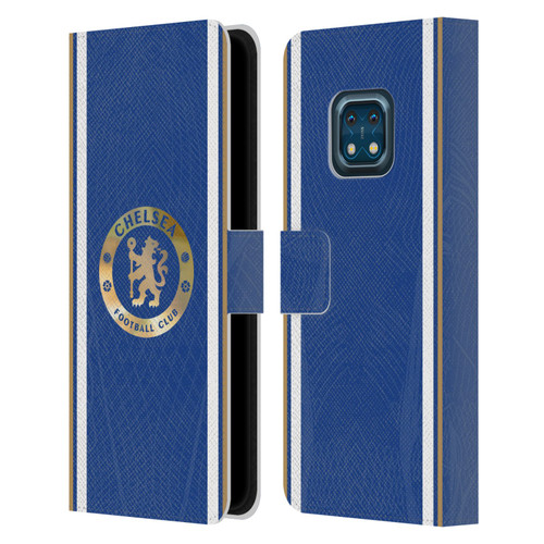 Chelsea Football Club 2023/24 Kit Home Leather Book Wallet Case Cover For Nokia XR20