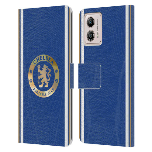 Chelsea Football Club 2023/24 Kit Home Leather Book Wallet Case Cover For Motorola Moto G53 5G