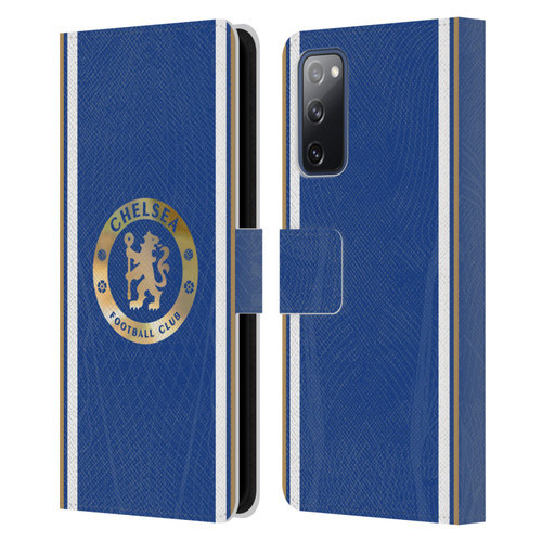 Chelsea Football Club 2023/24 Kit Home Leather Book Wallet Case Cover For Samsung Galaxy S20 FE / 5G