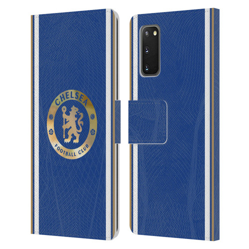 Chelsea Football Club 2023/24 Kit Home Leather Book Wallet Case Cover For Samsung Galaxy S20 / S20 5G