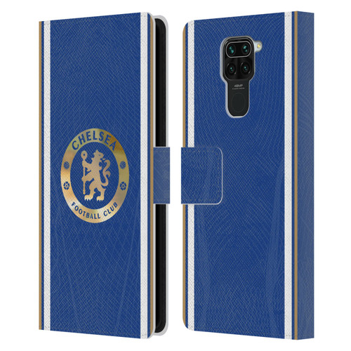 Chelsea Football Club 2023/24 Kit Home Leather Book Wallet Case Cover For Xiaomi Redmi Note 9 / Redmi 10X 4G
