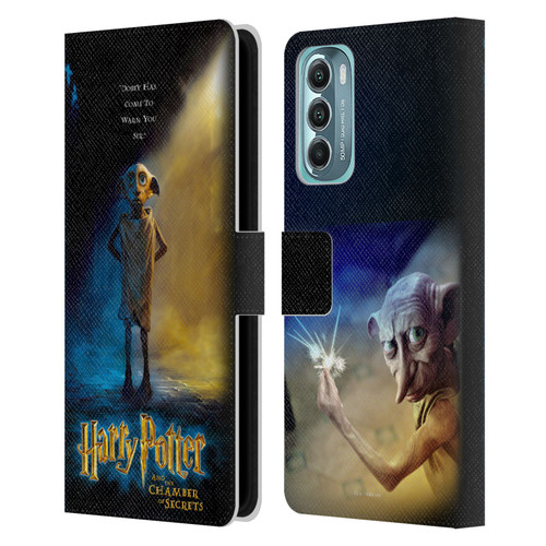 Harry Potter Chamber Of Secrets III Dobby Poster Leather Book Wallet Case Cover For Motorola Moto G Stylus 5G (2022)