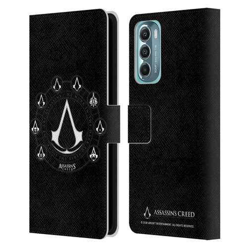 Assassin's Creed Legacy Logo Crests Leather Book Wallet Case Cover For Motorola Moto G Stylus 5G (2022)