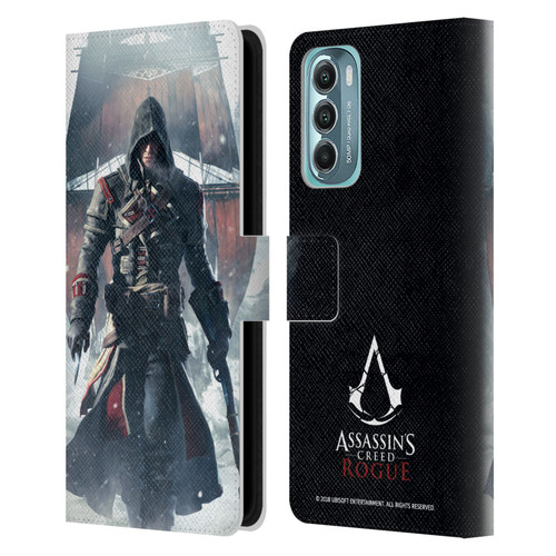 Assassin's Creed Rogue Key Art Shay Cormac Ship Leather Book Wallet Case Cover For Motorola Moto G Stylus 5G (2022)