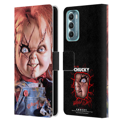 Bride of Chucky Key Art Doll Leather Book Wallet Case Cover For Motorola Moto G Stylus 5G (2022)