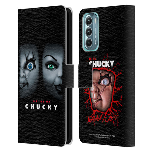 Bride of Chucky Key Art Poster Leather Book Wallet Case Cover For Motorola Moto G Stylus 5G (2022)