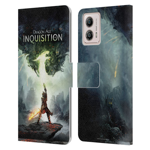 EA Bioware Dragon Age Inquisition Graphics Key Art 2014 Leather Book Wallet Case Cover For Motorola Moto G53 5G
