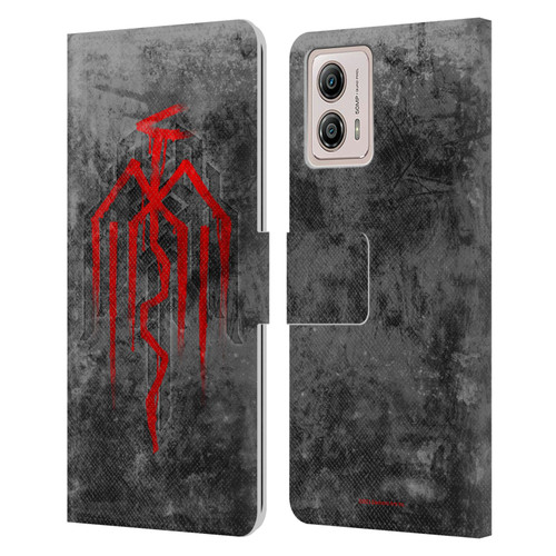 EA Bioware Dragon Age Heraldry City Of Chains Symbol Leather Book Wallet Case Cover For Motorola Moto G53 5G