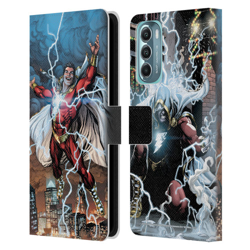 Justice League DC Comics Shazam Comic Book Art Issue #1 Variant 2019 Leather Book Wallet Case Cover For Motorola Moto G Stylus 5G (2022)