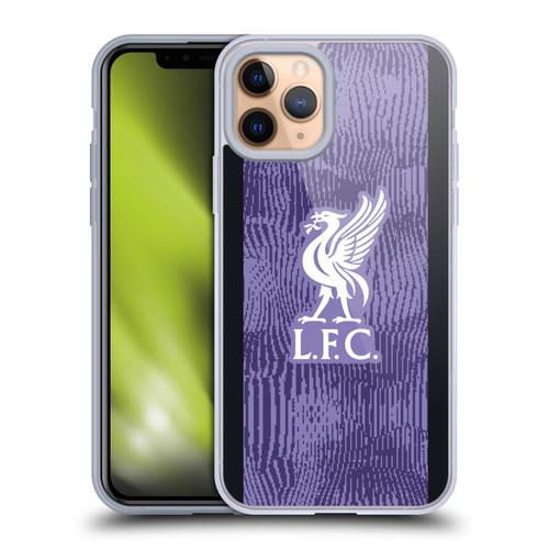 Liverpool Football Club 2023/24 Third Kit Soft Gel Case for Apple iPhone 11 Pro