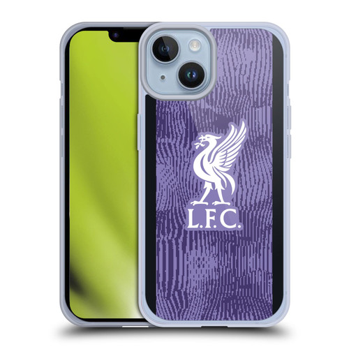 Liverpool Football Club 2023/24 Third Kit Soft Gel Case for Apple iPhone 14