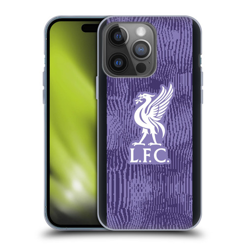 Liverpool Football Club 2023/24 Third Kit Soft Gel Case for Apple iPhone 14 Pro