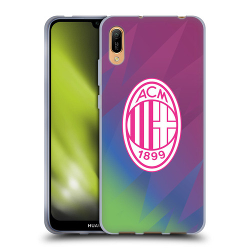 AC Milan 2023/24 Crest Kit Third Soft Gel Case for Huawei Y6 Pro (2019)