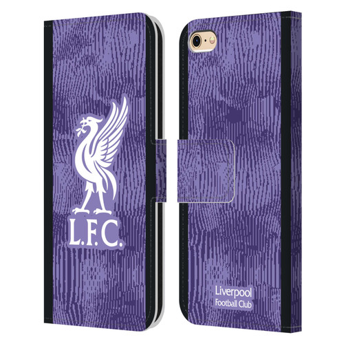 Liverpool Football Club 2023/24 Third Kit Leather Book Wallet Case Cover For Apple iPhone 6 / iPhone 6s