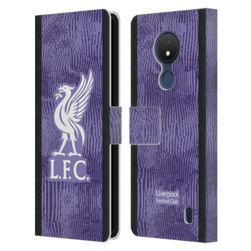 Liverpool Football Club 2023/24 Third Kit Leather Book Wallet Case Cover For Nokia C21
