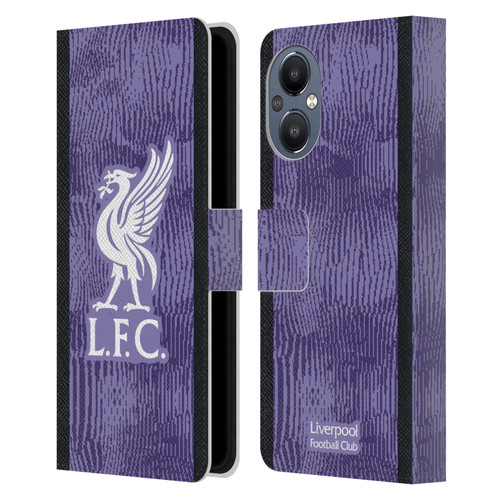 Liverpool Football Club 2023/24 Third Kit Leather Book Wallet Case Cover For OnePlus Nord N20 5G
