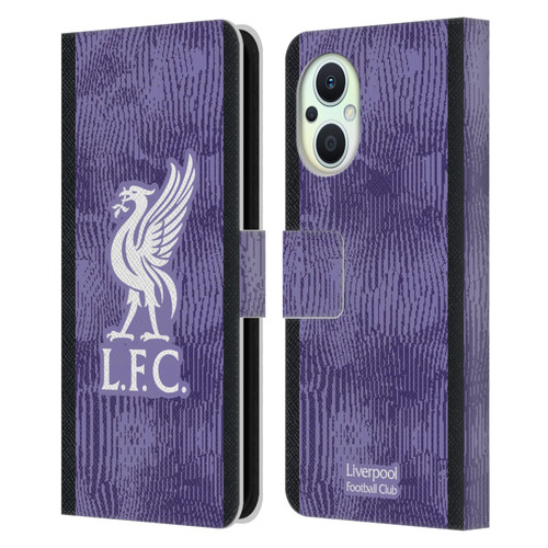 Liverpool Football Club 2023/24 Third Kit Leather Book Wallet Case Cover For OPPO Reno8 Lite