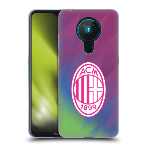 AC Milan 2023/24 Crest Kit Third Soft Gel Case for Nokia 5.3
