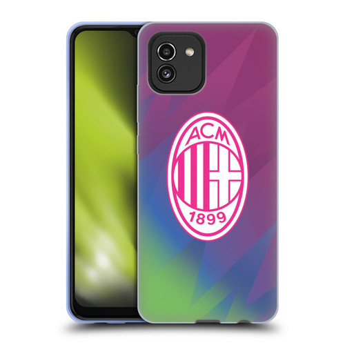AC Milan 2023/24 Crest Kit Third Soft Gel Case for Samsung Galaxy A03 (2021)