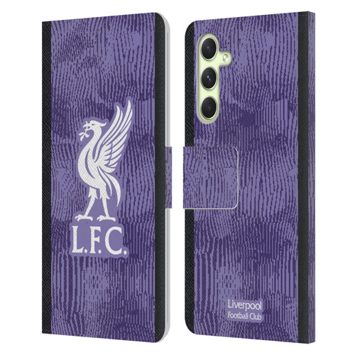 Liverpool Football Club 2023/24 Third Kit Leather Book Wallet Case Cover For Samsung Galaxy A54 5G