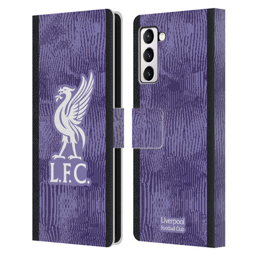 Liverpool Football Club 2023/24 Third Kit Leather Book Wallet Case Cover For Samsung Galaxy S21+ 5G
