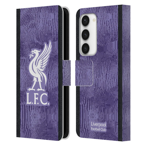Liverpool Football Club 2023/24 Third Kit Leather Book Wallet Case Cover For Samsung Galaxy S23 5G