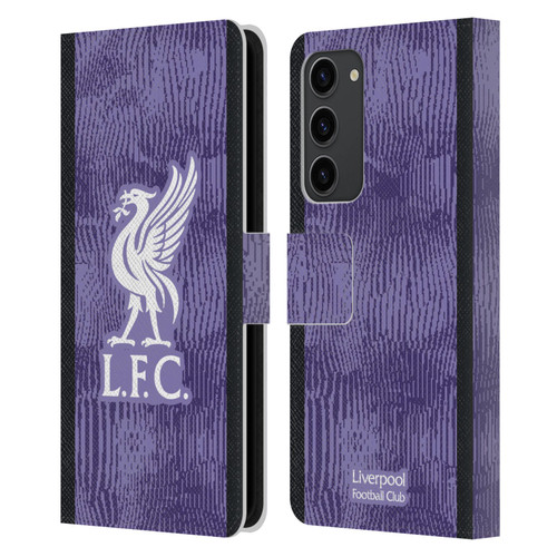 Liverpool Football Club 2023/24 Third Kit Leather Book Wallet Case Cover For Samsung Galaxy S23+ 5G